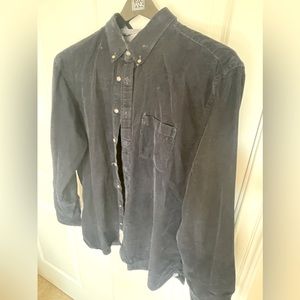 Navy Blue Jos A Bank corduroy button down Oxford. Size XL